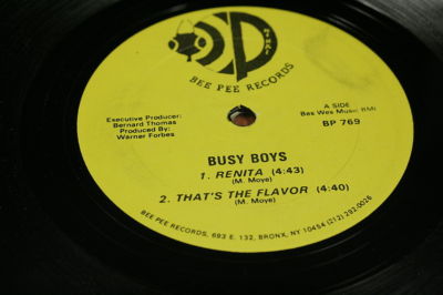 BUSY BOYS renita/thats the flavor/classical RARE NY RANDOM RAP 12" M- must hear A