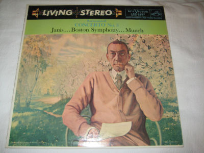 RARE RCA LIVING STEREO CLASSICAL LP LSC 2237 RACHMANINOFF MUNCH CONCERTO 3 1S/1S A