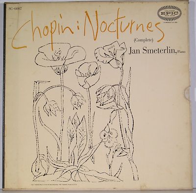 &ldquo;Chopin Nocturnes&rdquo; SMETERLIN 2-LP classical box on EPIC - ANDY WARHOL artwork A