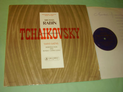 MICHAEL RABIN Tchaikovsky: violin concerto LP COLUMBIA 33CX 1422 UK classical A