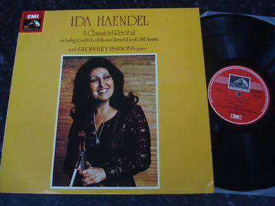 ASD 3352 - Ida Haendel A Classical Recital w/ Geoffrey Parsons N Mint+ A