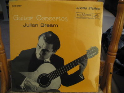 SEALED JULIAN BREAM GUITAR CONCERTOS CLASSICAL RCA RED SEAL LSC-2487 LIV ST A