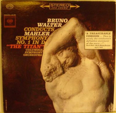 Classical Stereo LP 2 Eye Columbia MS6394 Mahler Symphony 1 Titan Walter A