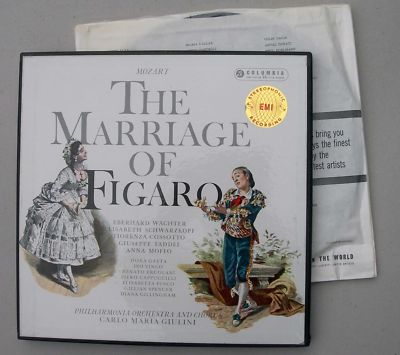 RARE CLASSICAL VINYL MOZART The Marriage Of Figaro 1961 Columbia SAX 2384 A