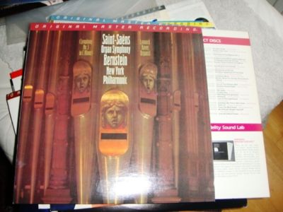 AUDIOPHILE MFSL"SAINT SAENS/BERNSTEIN/NYP"-MINT&RARE CLASSICAL JAPAN PRESSING A