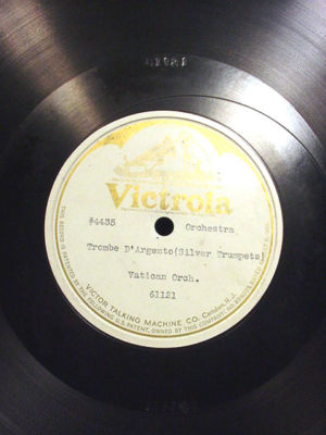 Classical 78 VATICAN Orch. VICTROLA Wt.Lbl.61121 A