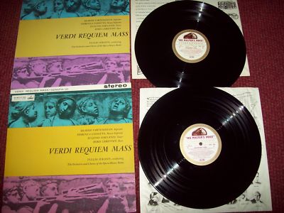 CLASSICAL 2LP VERDI - REQUIM MASS - SERAFIN NEAR MINT A