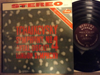 CLASSICAL - ANTAL DORATI - TCHAIKOVSKY SYMPHONY No. 4 ON MERCURY STEREO SR 90279 A