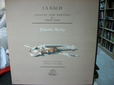 CLASSICAL LP: BACH Sonatas and Partitas for Violin Solo MARTZY ANGEL A