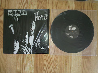 popsike.com - RARE Vintage Misfits BEWARE Vinyl LP Cherry Red Punk