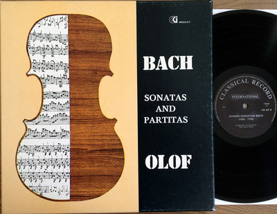 Theo Olof:Bach Sonatas & Partitas Complete:Classical Records Int'l 180455-7:NM A