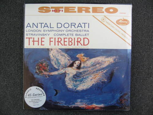 SEALED NEW STRAVINSKY FIREBIRD ANTAL DORATI AUDIOPHILE CLASSICAL 3 LP 45 RPM A