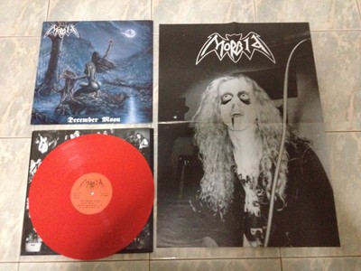 レア Morbid December Moon 限定mayhem emperor MORBID December Moon LP Splatter Vinyl with Poster Flag
