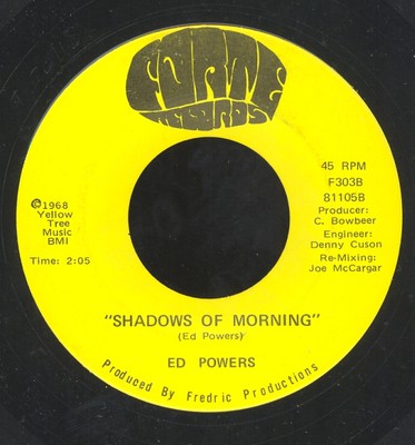 popsike - ED POWERS 'Shadows Of Morning' 1968 Michigan private