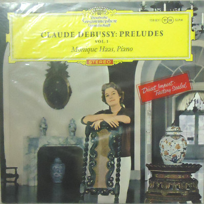 Claude Debussy: Preludes Vol. 1-Monique Haas, Piano-Classical Import-DGG-Sealed A