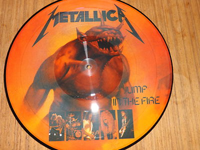 popsike.com - METALLICA JUMP IN THE FIRE ROUND PICTURE DISC 12
