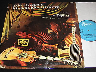 OPERA STEREO VIRTUOS CLASSICAL GUITAR RECITAL TARREGA BACH LAURO ALIRIO DIAZ NM A
