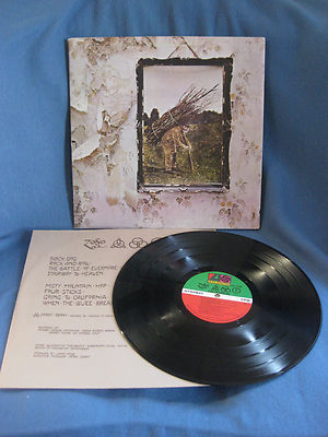 popsike.com - RARE Led Zeppelin, IV Four Runes 4 Zoso Vinyl LP