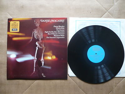 danse macabre decca stereo spa175 classical vinyl record.liszt,ansermet,gibson. A
