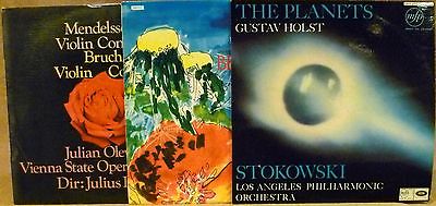 UK IMPORT CLASSICAL 3 LP Lot: BEETHOVEN, HOLST, MENDELSSOHN, BRUCH MFP EMI A