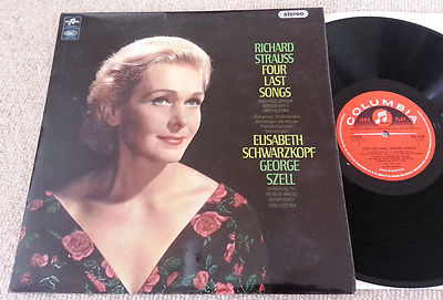 SAX 5358 Richard Strauss 4 Last Songs LP Schwarzkopf NM Classical A