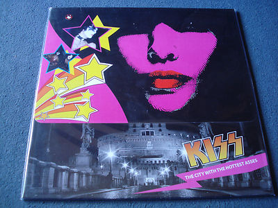 popsike.com - KISS THE CITY WITH THE HOTTEST ASSES RED VINYL LIVE LP