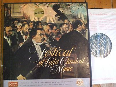 RDS 5001/12 Festival of Light Classical Music / 12 LP box set A