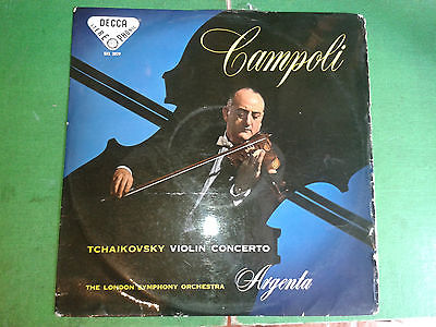 RARE DECCA SXL 2029 TCHAIKOVSKY VIOLIN CAMPOLI ARGENTA LP CLASSICAL MINT A