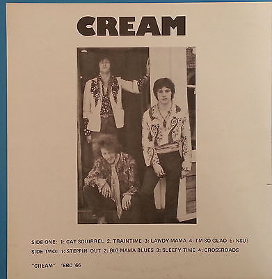 popsike.com - Cream CREAM BBC '66, VERY RARE LIVE AT BBC 1966 EX+, LP