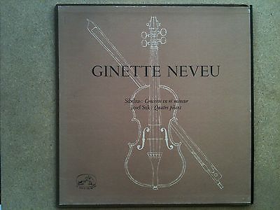 RARE FRENCH LP 12" CLASSICAL - GINETTE NEVEU - HMV FJLP 5036 (EX++/EX++) A