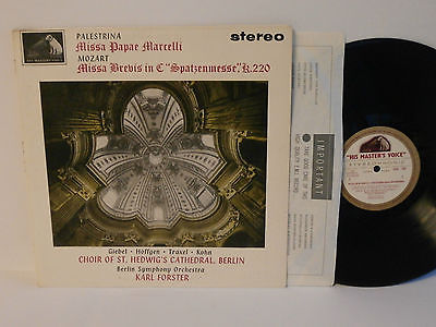 50s 60s Classical CHOIR OF ST HEDWIG / BSO palestrina mozart UK Vinyl LP ASD 569 A