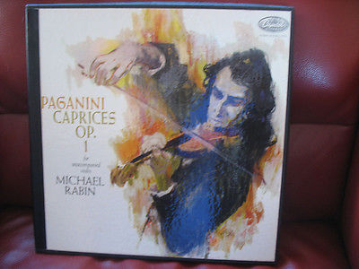 CLASSICAL BOXED SET 2 LP's MICHAEL RABIN PAGANINI CAPRICES OP.1 VIOLIN STEREO A