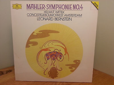 MAHLER Symphonie 4 Stereo LP Bernstein Deutsche Grammophon IMPORT classical A