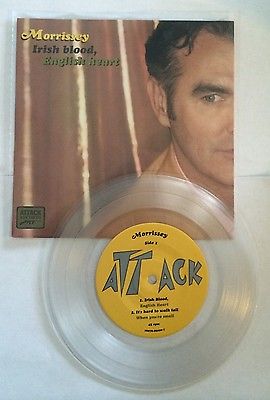 popsike.com - Morrissey Irish, Blood English Heart RARE Clear