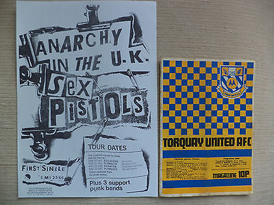 popsike - SEX PISTOLS ORIGINAL CANCELLED GIGS FLYER DECEMBER 1976