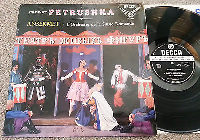 SXL 2011 STRAVINSKY Petrushka ANSERMET Ed 1 1958 RARE NM LP Classical A