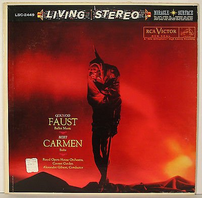 RCA Living Stereo classical LP FAUST CARMEN LSC-2449 orig TAS 1S/1S VG++ HEAR A