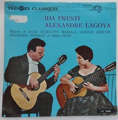 Ida Presti , Alexandre Lagoya - Bach Scarlatti Marella Debussy Classical Guitar A