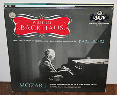 WILHELM BACKHAUS 6 x 1950s/60s Decca Label Classical LPs - All Photographed A