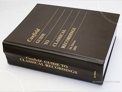 CANFIELD Guide to Classical Recordings 5th & FINAL 2000 Ed. rare OOP A