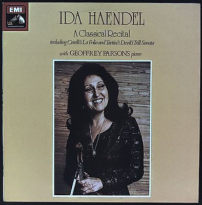 EMI ASD 3352 Ida Haendel (v) "A Classical Recital" Parsons (p) A
