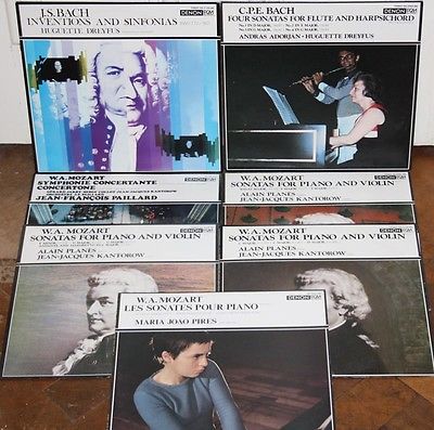 7 x Denon Japan Issue Near Mint Audiophile 1970s Classical LPs All Listed/Photos A