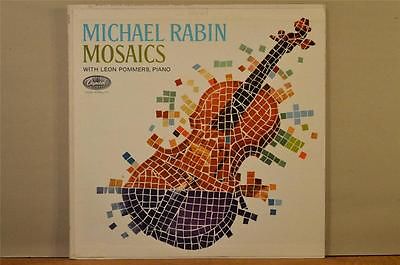 Michael Rabin violin Mosaics Capitol P8506 LP classical vinyl rainbow label A