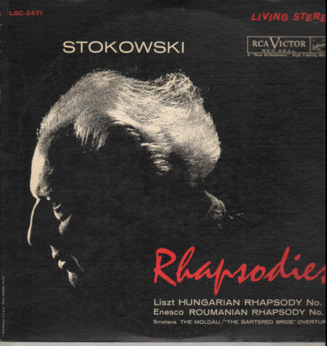 CLASSICAL LP - STOKOWSKI "RHAPSODIES" RCA LIVING STEREO LSC 2471 SD 3S/5S (M-) A