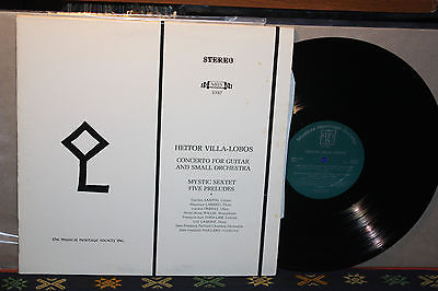 Villa-Lobos: Concerto, Sextet, Preludes - 1970 Classical LP Album MHS 3397 NM A