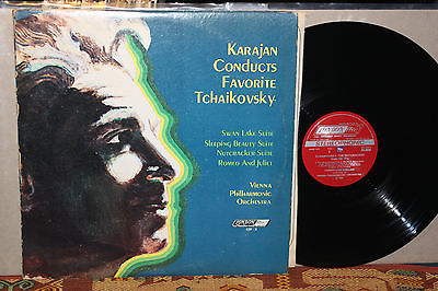 Karajan Conducts Favorite Tchaikovksy - 1960s 2xLP Classical London ffrr CSP-3 A