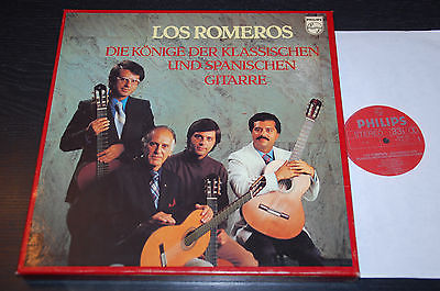 Los Romeros Kings of Classical & Spanish Guitar Ed1 Philips 10LP Box Set NM A
