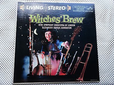 ALEXANDER GISBON "WITCHES BREW" CLASSICAL LP RCA 3S/1S SHADED DOG A