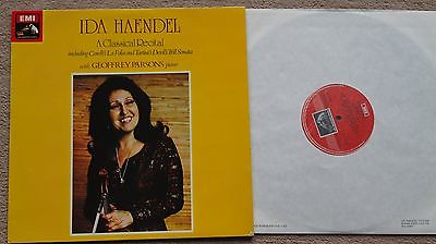 ASD 3352 IDA HAENDEL VIOLIN A CLASSICAL RECITAL GEOFFRY PARSONS A