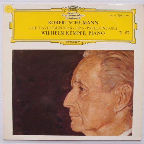 Schumann WILHELM KEMPFF piano DGG tulips STEREO vinyl lp NM- classical A